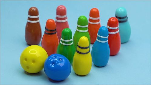 diy手工 制作迷你保齡球